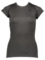 Koszulki sportowe damskie - Asics Koszulka funkcyjna w kolorze szarym - miniaturka - grafika 1