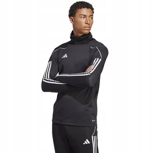 M Bluza adidas TIRO 23 Warm Top HS3573 czarny M - Bluzy męskie - miniaturka - grafika 1