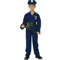 GoDan Strój dla dzieci "Policjant USA" rozm 110/122 SL-PU11 - Stroje karnawałowe - miniaturka - grafika 1