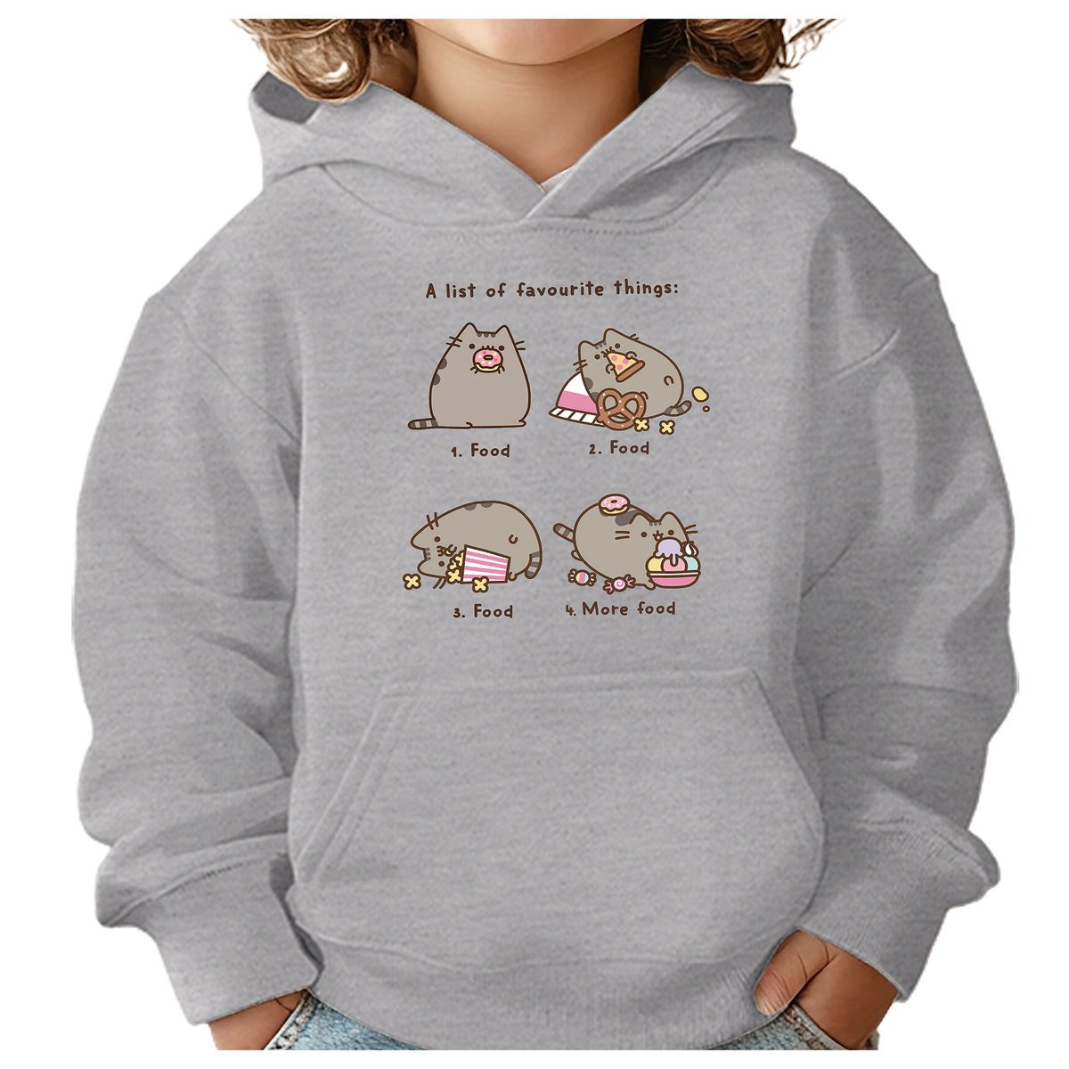 BLUZA DZIECIĘCA PUSHEEN KOT 104 DLA DZIEWCZYNKI CHŁOPCA PREZENT