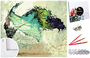 Zestaw do malowania po numerach, 40x50 cm, Baletnica Tancerka - Malowanie po numerach - miniaturka - grafika 1