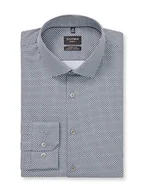 Koszule męskie - OLYMP Koszula "No 6" - Super Slim - w kolorze granatowo-białym - miniaturka - grafika 1