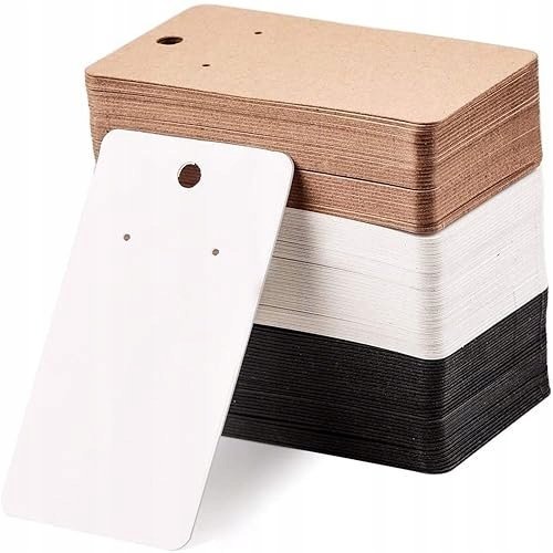 KARTY DO BIŻUTERII ZESTAW 150 SZT EKSPOZYCJA KOLCZYKI NASZYJNIKI prezent