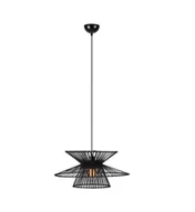 Lampy sufitowe - Rustykalna lampa wisząca z bambusa 108784 z serii DUPLICI - miniaturka - grafika 1