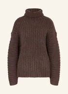 Moda i Uroda OUTLET - By Malene Birger Golf Z Dodatkiem Alpaki braun - miniaturka - grafika 1