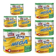 Papier toaletowy - Papier toaletowy Foxy Mega rolki bez końca (4 rolki) x 7 sztuk - miniaturka - grafika 1