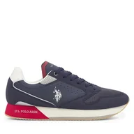 Sneakersy męskie - Sneakersy U.S. Polo Assn. NOBIL003G Granatowy - miniaturka - grafika 1