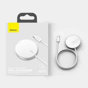 Baseus mini magnetyczna bezprzewodowa indukcyjna ładowarka Qi 15 W (kompatybilna z MagSafe do iPhone) niebieski (WXJK-H03) - Ładowarki do telefonów - miniaturka - grafika 21