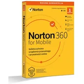 Programy antywirusowe - NortonLifeLock NortonLifeLock 360 Mobile 1st 12m - miniaturka - grafika 1