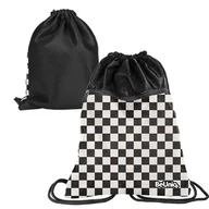 Torby szkolne - Worek Na Obuwie Sportowe Buty WF Premium Beuniq Szachownica - miniaturka - grafika 1
