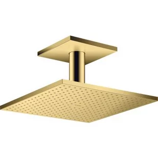 Axor ShowerSolutions deszczownica 30 cm kwadratowa złoty optyczny polerowany 35320990 - Deszczownice - miniaturka - grafika 1
