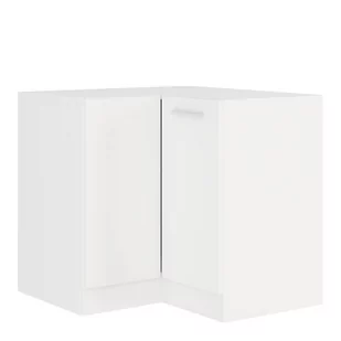 Szafka Kuchenna Stojąca Narożna 1 Drzwi 89 x 89 ND 1F Eko White Stolarz Lempert Biały - Szafki kuchenne - miniaturka - grafika 1