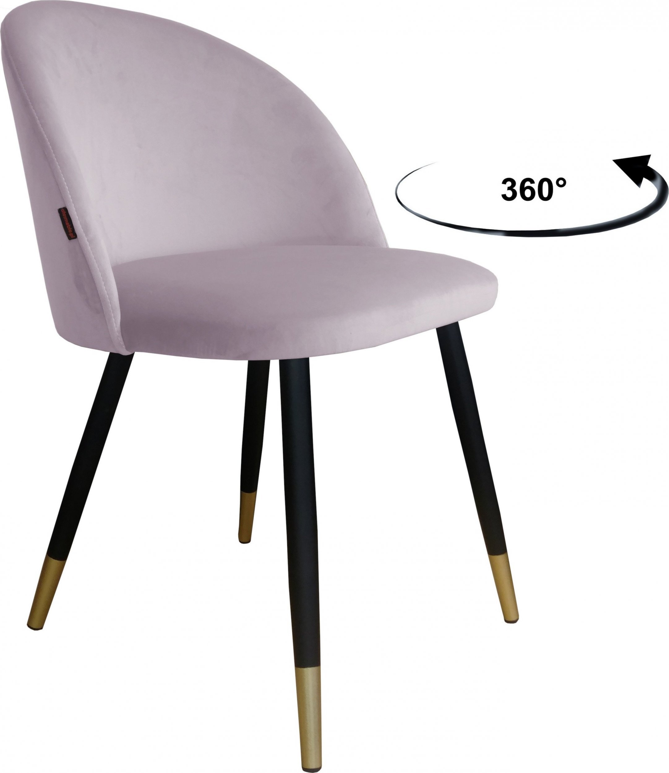 Atos Krzesło obrotowe Colin podstawa czarno-złota MG55