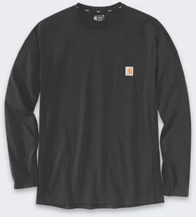 Koszulka Carhartt Force Midweight Pocket BLACK - Koszulki męskie - miniaturka - grafika 1