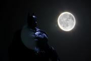 Plakaty - Plakat, Batman w świetle księżyca, 100x70 cm - miniaturka - grafika 1