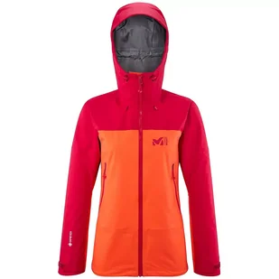 Kurtka MILLET Kamet GTX JKT W coral chrome/tango S - Kurtki i kamizelki sportowe damskie - miniaturka - grafika 1