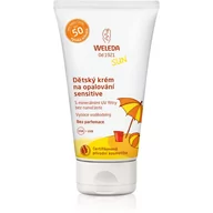 Balsamy i kremy do opalania - WELEDA WELEDA Krem do opalania dla dzieci SPF50 sensitive 50 ml - miniaturka - grafika 1