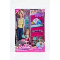 Lalka Anlily Nauczycielka 29 CM Udziela Lekcji - Lalki dla dziewczynek - miniaturka - grafika 1