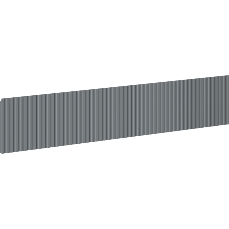Mexen Rivel front ryflowany do korpusu szafki łazienkowej 100 x 20 cm, grafit mat - 91A20-1000-235-1-66