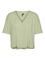 Bluzki damskie - VERO MODA Bluzka damska, Reseda, XL - miniaturka - grafika 1