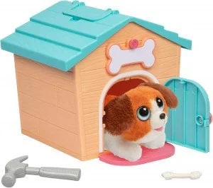 LITTLE LIVE PETS INTERAKTYWNY SZCZENIAK Z BUDĄ /1- 26616 - Zabawki interaktywne dla dzieci - miniaturka - grafika 1