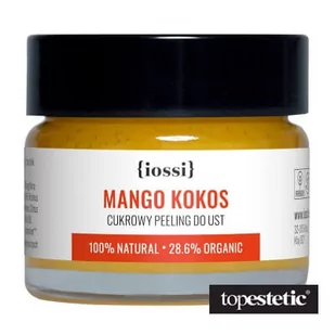 Iossi Mango Kokos Cukrowy peeling do ust z woskiem pszczelim 15 ml - Peelingi do ciała - miniaturka - grafika 1
