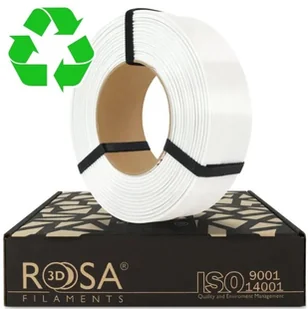 Filament ROSA 3D ReFill R-PET-G Impact 1,75 1000g White Biały - Filamenty i akcesoria do drukarek 3D - miniaturka - grafika 1