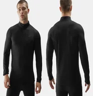 Koszulki męskie - 4F BIELIZNA TERMOAKTYWNA BLUZA POLAROWA MĘSKA GÓRA - miniaturka - grafika 1