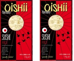 Ryż do sushi Oishii Yamato 2 x 1kg = 2kg - Kuchnie świata - miniaturka - grafika 1