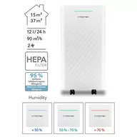 Domowe osuszacze powietrza - Trotec Designerski osuszacz i oczyszczacz powietrza TTK 27 HEPA - miniaturka - grafika 1