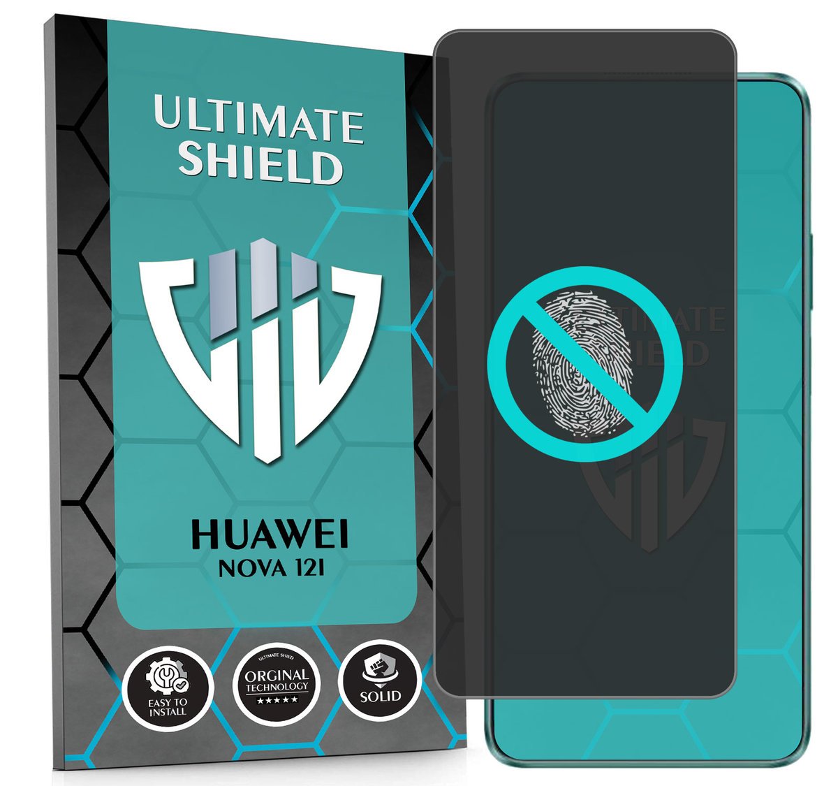 NAJLEPSZE SZKŁO 5D PEŁNE DO HUAWEI NOVA 12I SZKIEŁKO NIETŁUKĄCE ORYGINAŁ