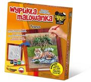 Zabawki kreatywne - Wypukła Malowanka Zoo Tygrys - miniaturka - grafika 1
