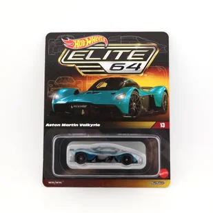 HOT WHEELS Elite 64 #13 Aston Martin Valkyrie + PROTEKTOR - Samochody i pojazdy dla dzieci - miniaturka - grafika 1