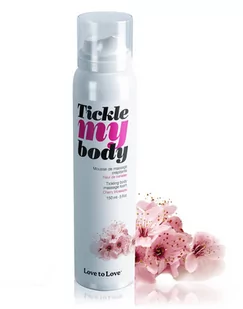 Tickle my body - pianka do masażu - kwiat wiśni (150ml) - Masaż erotyczny - miniaturka - grafika 1