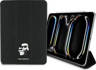 Etui do tabletów - Karl Lagerfeld KLFC11PM24SAKCK iPad Pro 11" 2024 Book Cover czarny/black Saffiano Magnetic Karl &Choupette - miniaturka - grafika 1