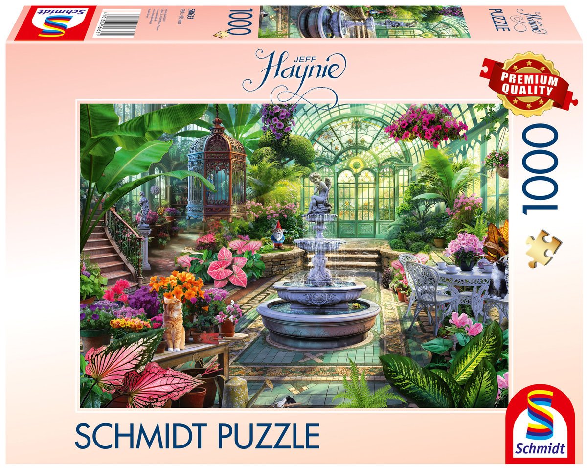 Schmidt, Puzzle PQ JEFF HAYNIE Wiktoriańska szklarnia, 1000 el.