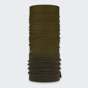 Komin wielofunkcyjny z polaru Buff Safety Polar Solid Military - Apaszki i szaliki damskie - miniaturka - grafika 1