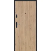 Drzwi zewnętrzne - Nawadoor Drzwi wewnętrzne wejściowe Grafen Akustic Dąb Premium 90 prawe do wewnątrz - miniaturka - grafika 1