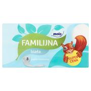 Metsa Tissue PAPIER TOALETOWY MOLA FAMILIJNA BIAŁY 8 PAK