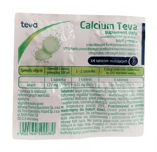 Pliva Calcium 12 szt. - Witaminy i minerały - miniaturka - grafika 1