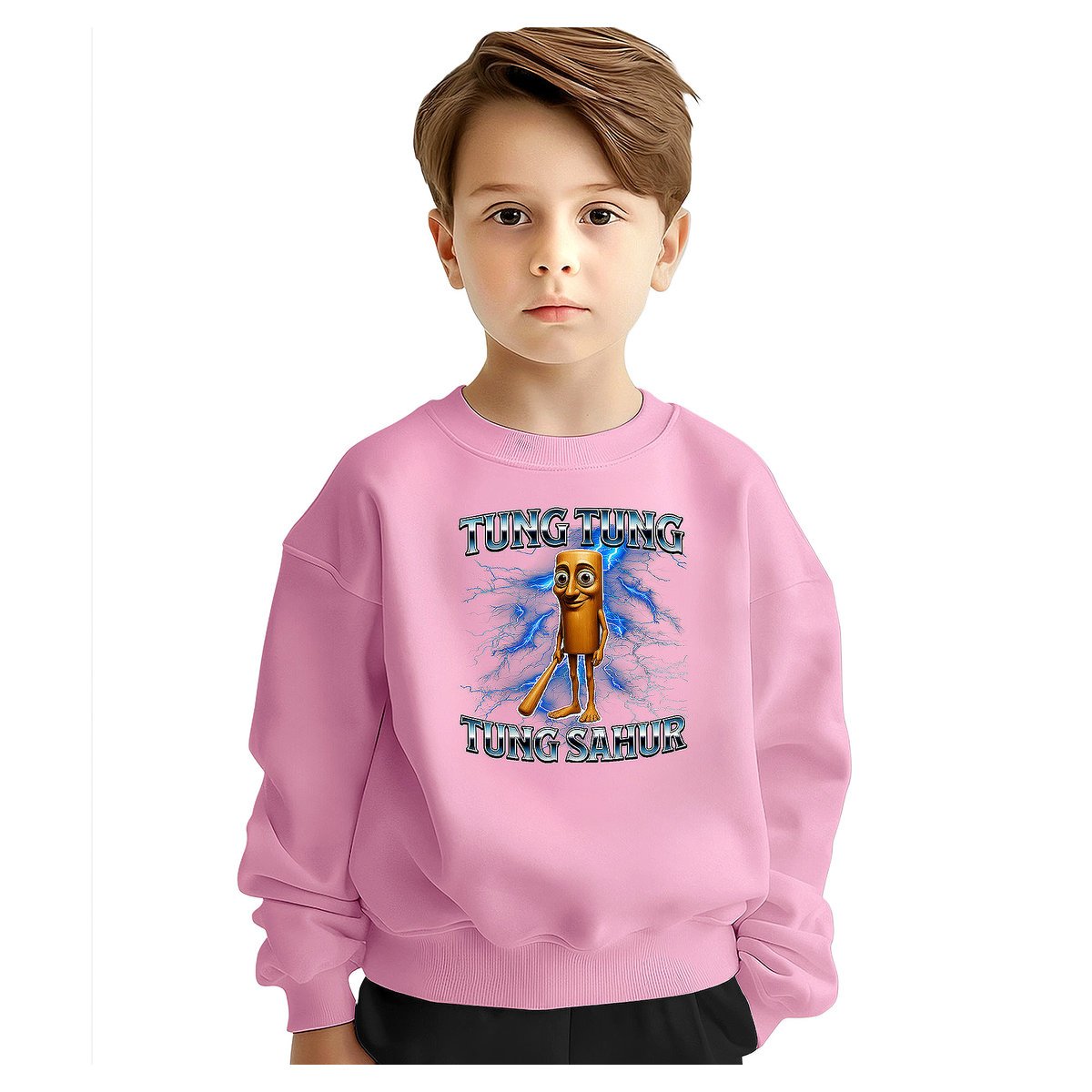 BLUZA DZIECIĘCA ITALIAN BRAINROT TUNG SAHUR 134-140 DLA CHŁOPCA DZIEWCZYNKI