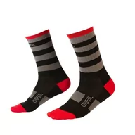 Skarpetki kolarskie - Skarpetki rowerowe O'Neal Performance Sock STRIPE V.22 black/gray/red - miniaturka - grafika 1