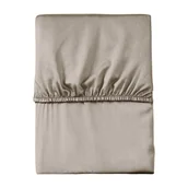 Prześcieradła - Prześcieradło z mikrofibry 90x200 beżowe jednobarwne z gumką Poly - miniaturka - grafika 1