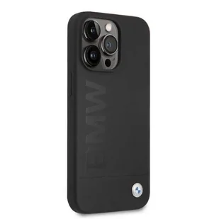 Etui BMW BMHMP13LSLBLBK iPhone 13 Pro / 13 6,1" czarny/black hardcase Silicone Signature Logo Magsafe - Etui i futerały do telefonów - miniaturka - grafika 4
