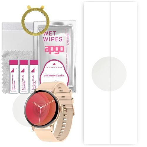 1x folia hydrożelowa MATOWA do DT NO.1 DT2+ Plus - apgo Smartwatch Hydrogel MATTE Protection Ochrona na ekran smartwatcha