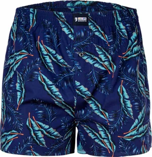 Happy Shorts Herren Web-Boxershorts - Amerykańskie bokserki Tropical Leaves XL - Majtki męskie - miniaturka - grafika 1
