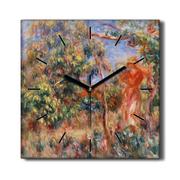 Zegary - Zegar na płótnie ścienny loft Las kobiety 30x30 cm, Coloray - miniaturka - grafika 1