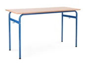 Meble do szkół i przedszkoli - Stół szkolny Bartek dwuosobowy - miniaturka - grafika 1