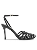 Sandały damskie - Gino Rossi Sandały CHERIE-V1613-13-1 Czarny - miniaturka - grafika 1