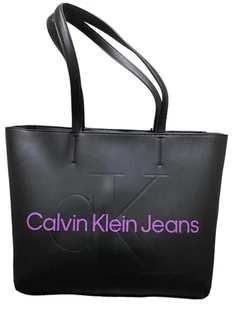 TOREBKA DAMSKA CALVIN KLEIN CK SKÓRA CKJ DUŻA SHOPPERKA ZW0ZW02485 BDS - Torebki damskie - miniaturka - grafika 1